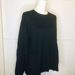 Large AVIA Black Long Sleeve Sport Tee